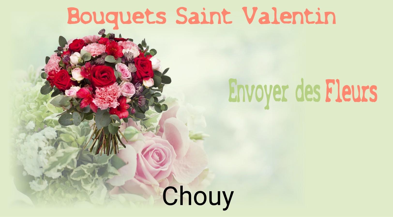 Roses de Saint-Valentin livrées à Chouy